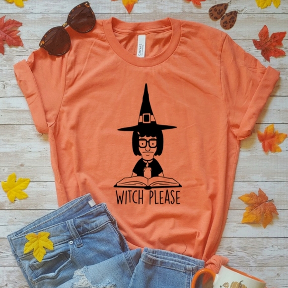 Hand Crafted Tops - Bob's burgers tina belcher Halloween tshirt
